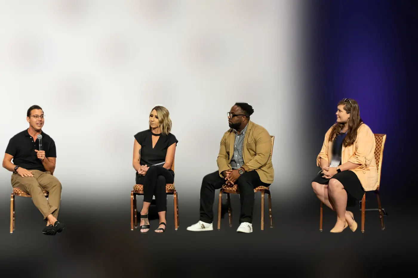 Nicholas Martino on a panel