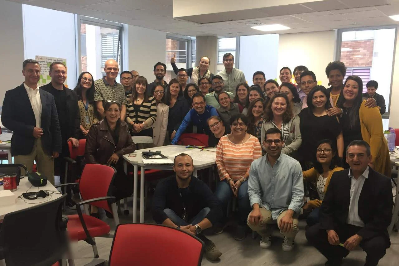 University professors gathered at the inauguration of the UDLA Center for Teaching and Learning in Quito